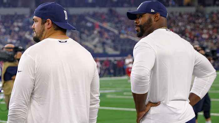 Cowboys' Zack Martin and Tyron Smith